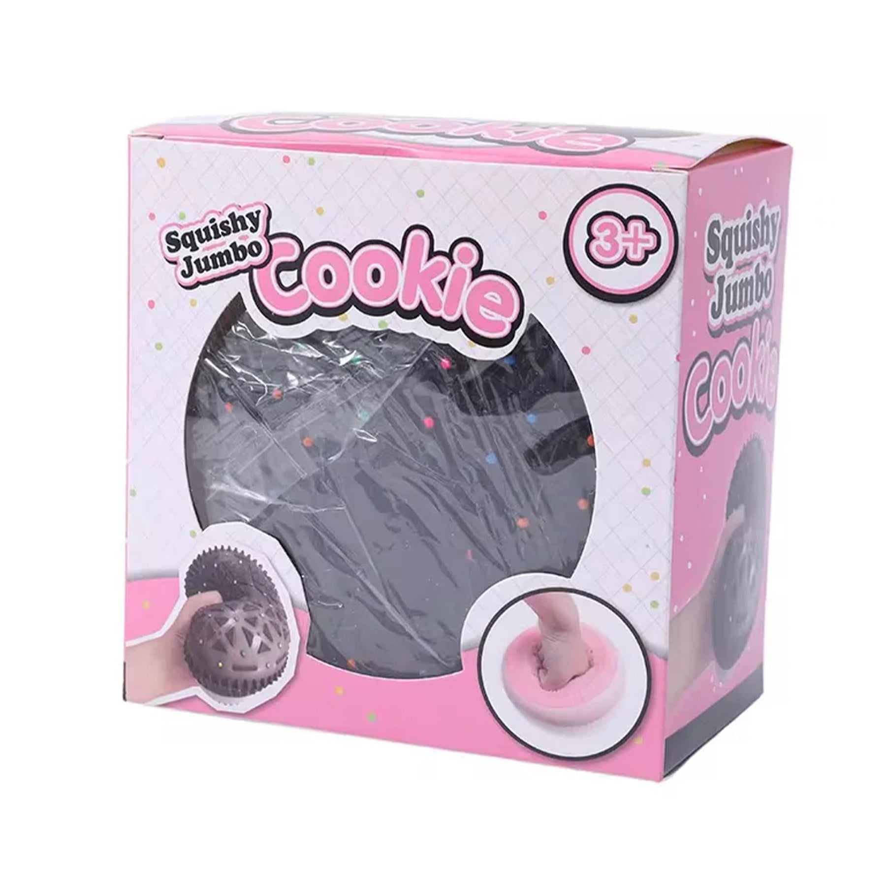 Jumbo Cookie 5-Inch Squishy Stress Reliever | Brown