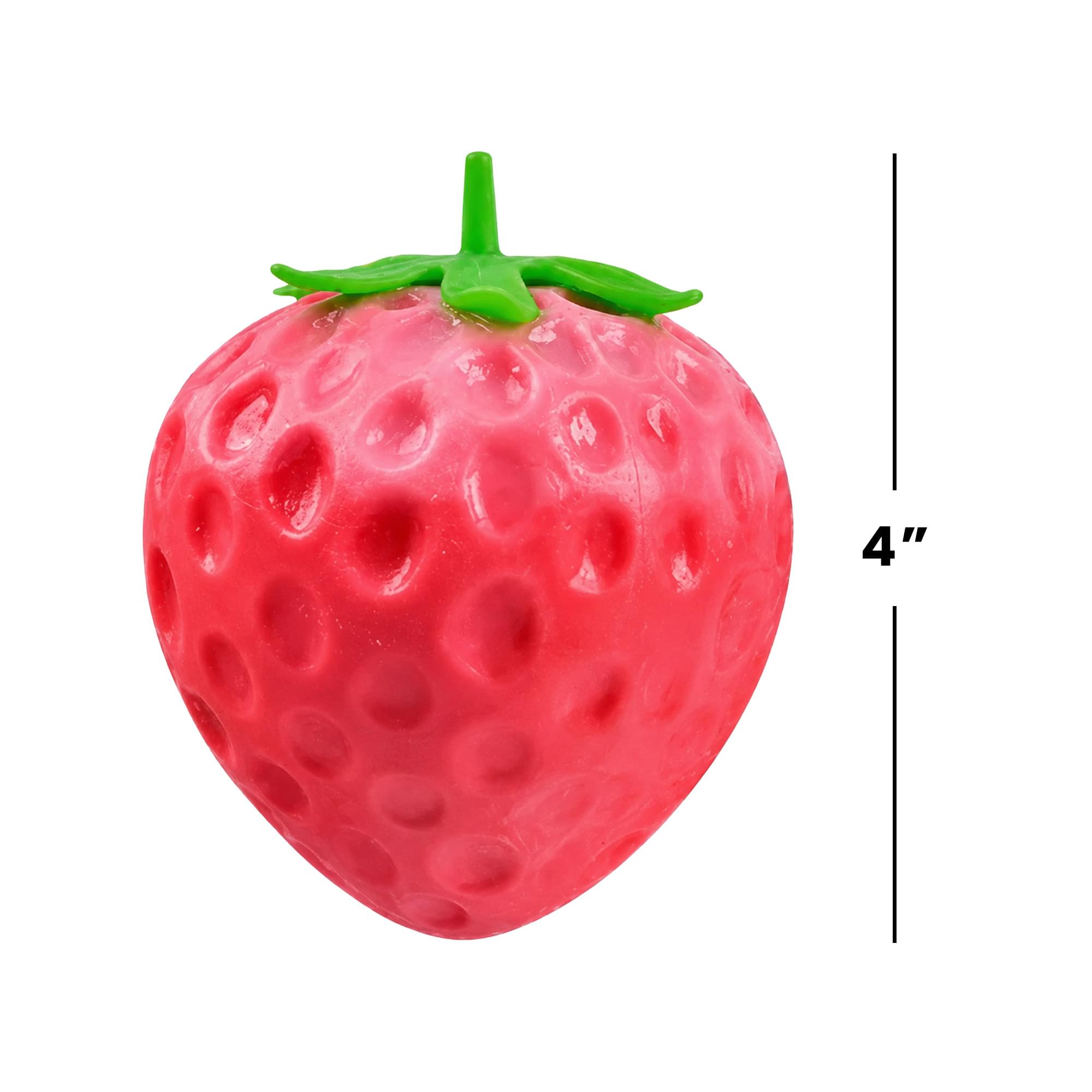 Squishy Strawberry 3-Inch Stress Reliever