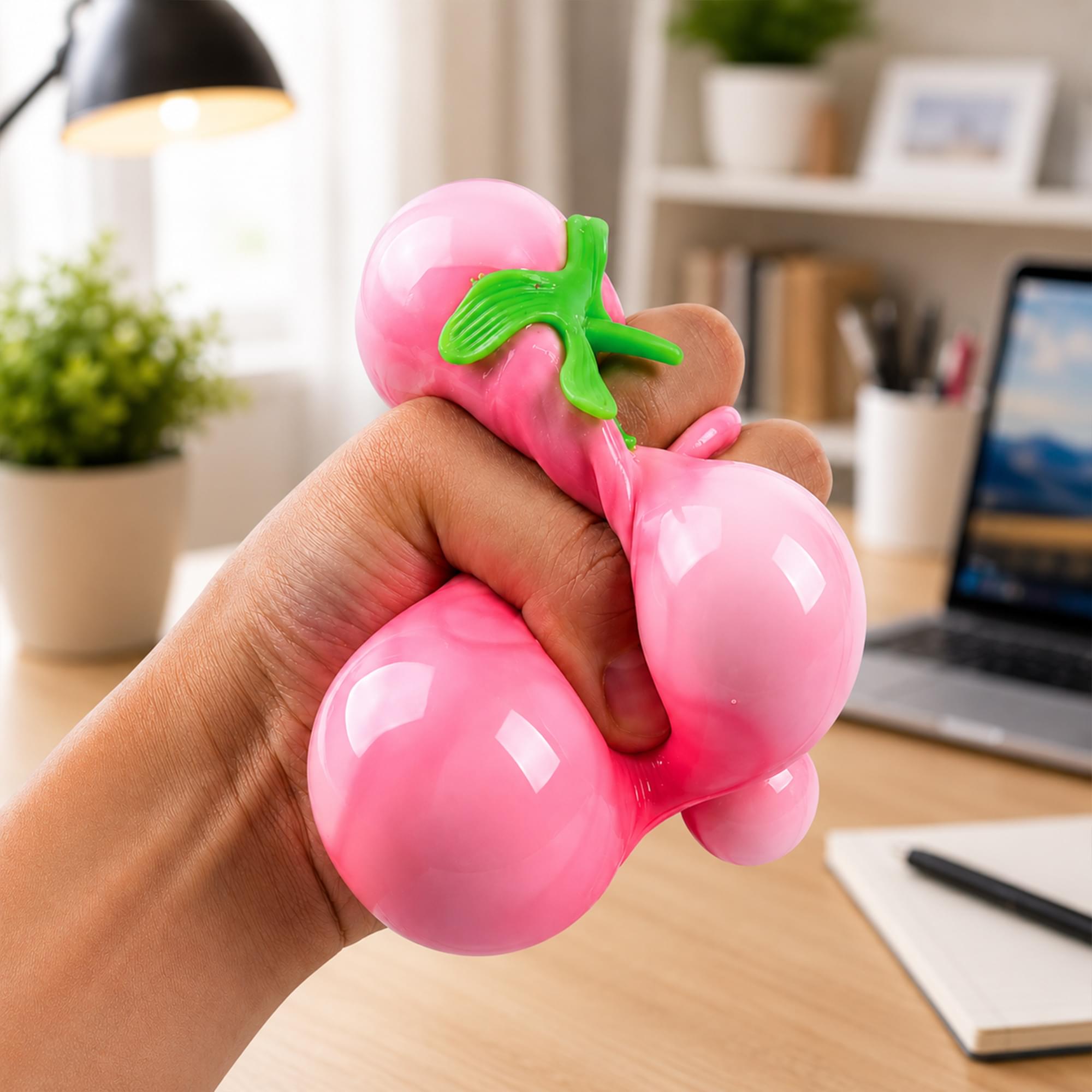 Squishy Strawberry 3-Inch Stress Reliever