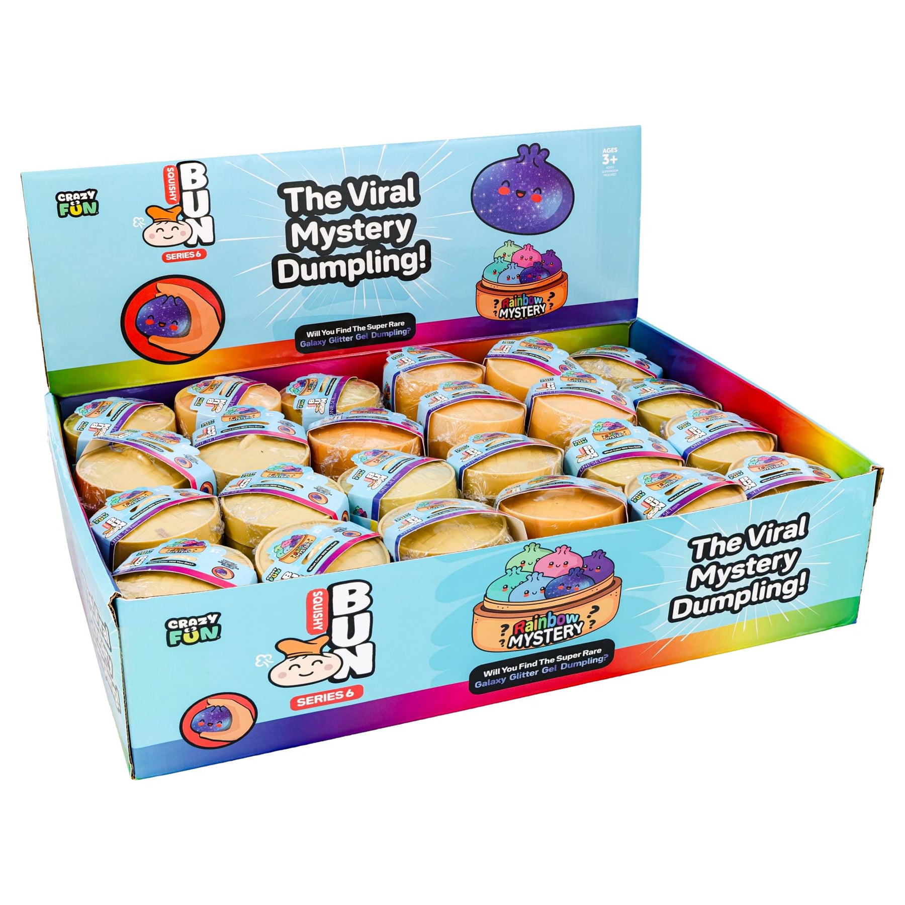 Rainbow Dumplings 2-Inch Mystery Pack Squishy | Random Set Of 4