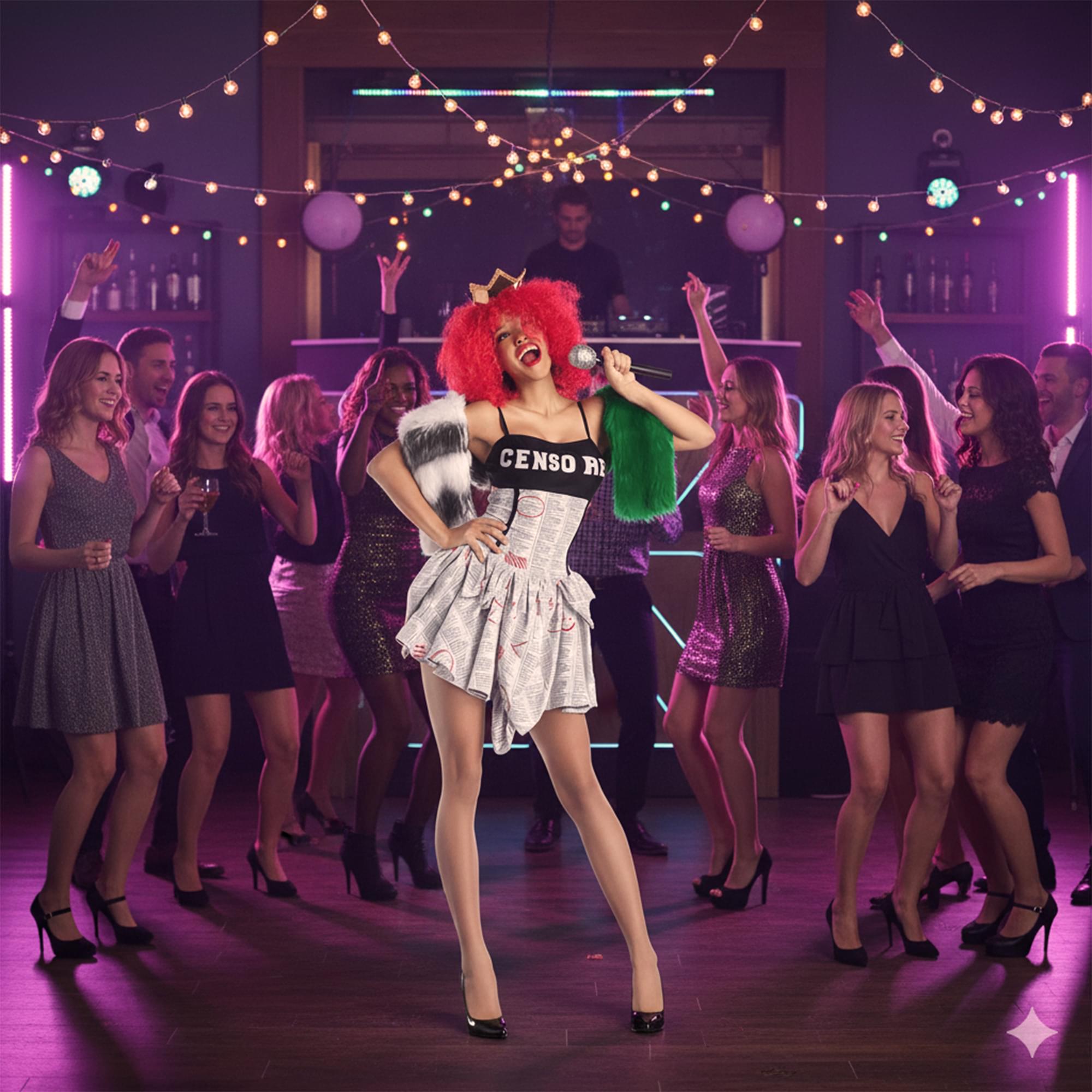 Censored Pop Superstar Adult Costume