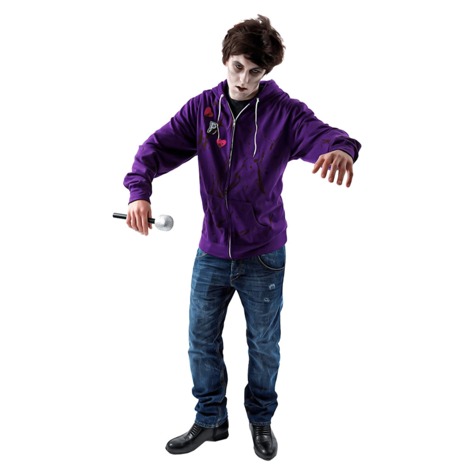 Pop Star Zombie Chest Up to Child Costume
