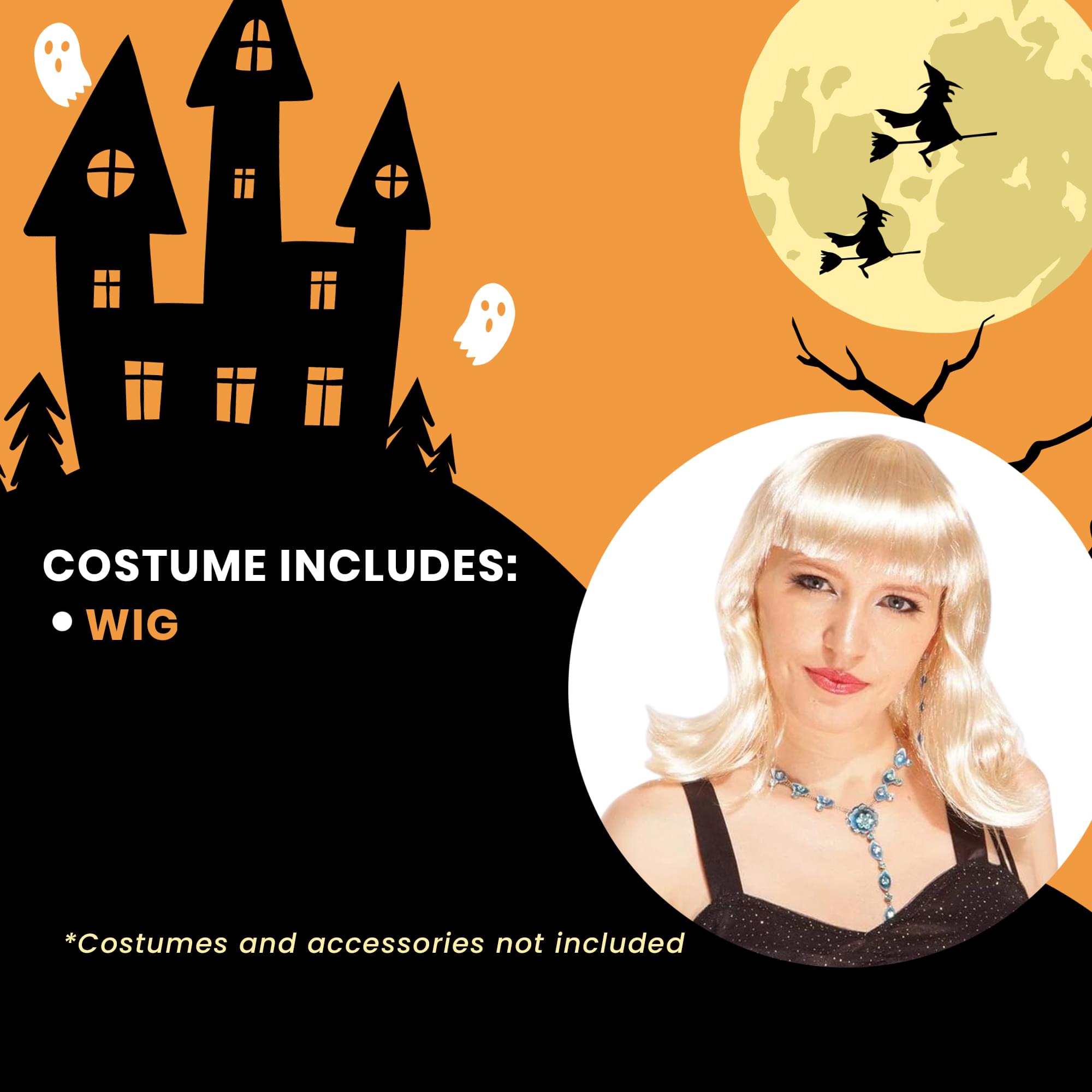 Flashy Diva Adult Costume Wig