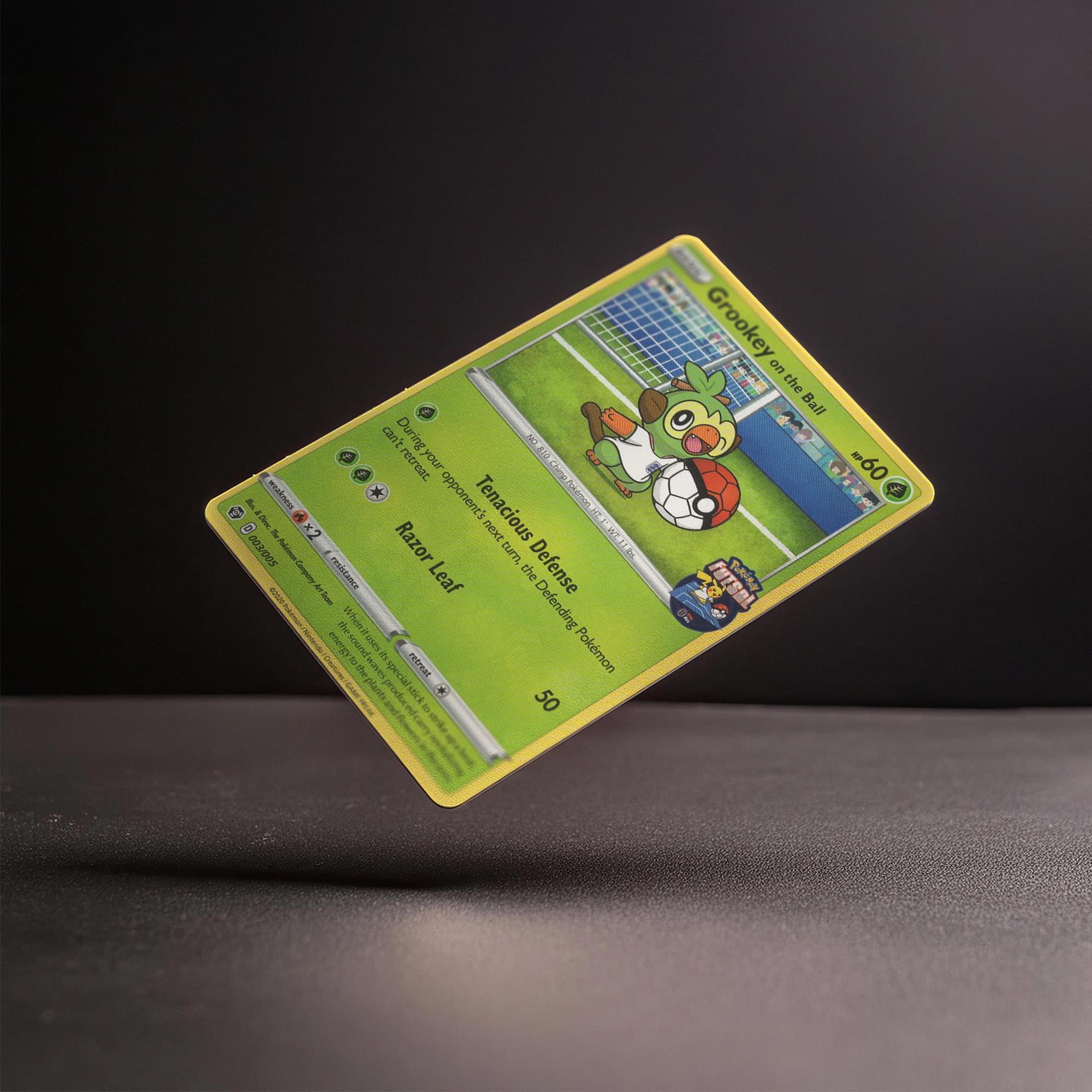 Pokemon Futsal 2020 Promo Trading Card | Grookey on the Ball
