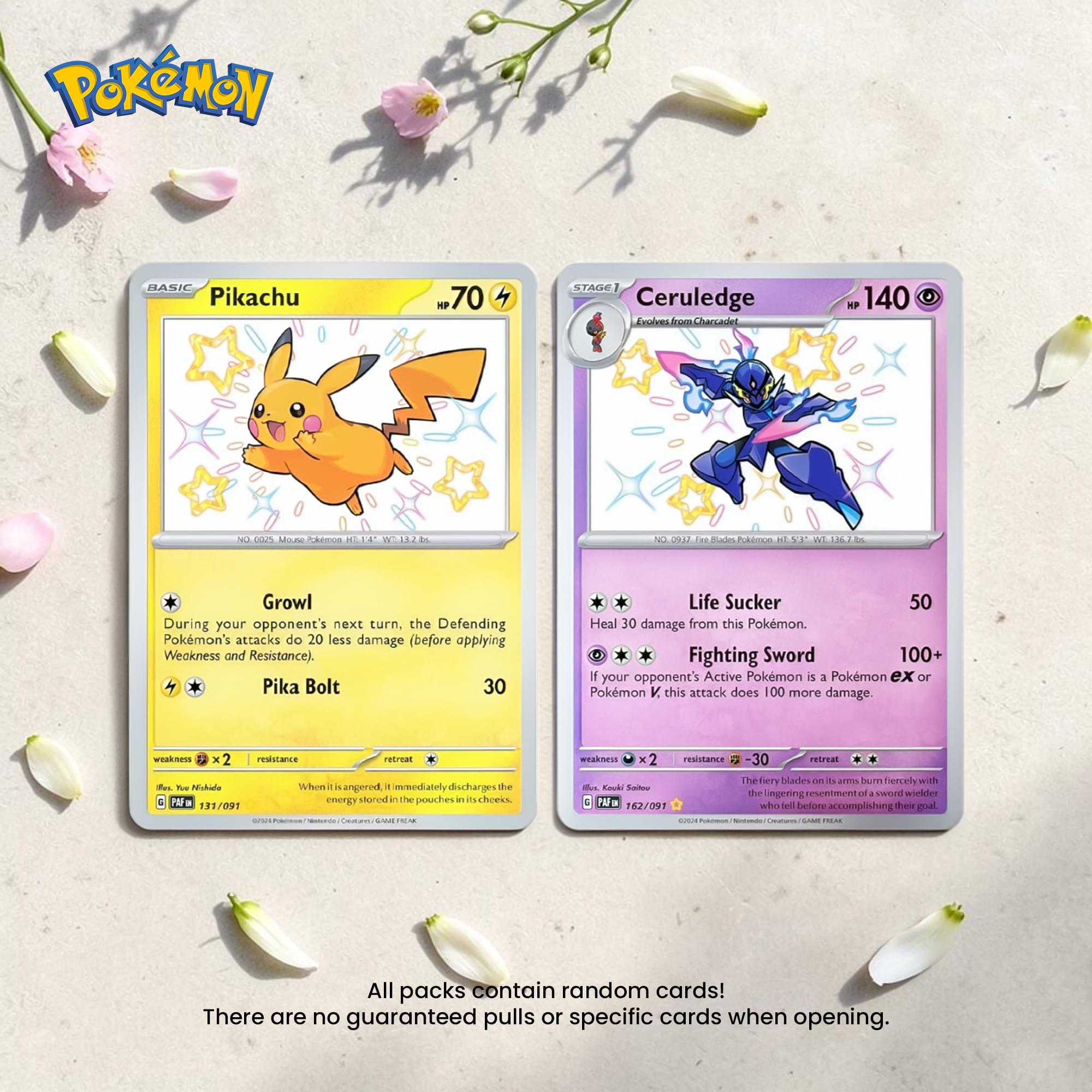 Pokemon TCG 2024  Scarlet & Violet: Paldean Fates Mini Tin Bundle | 5 Packs