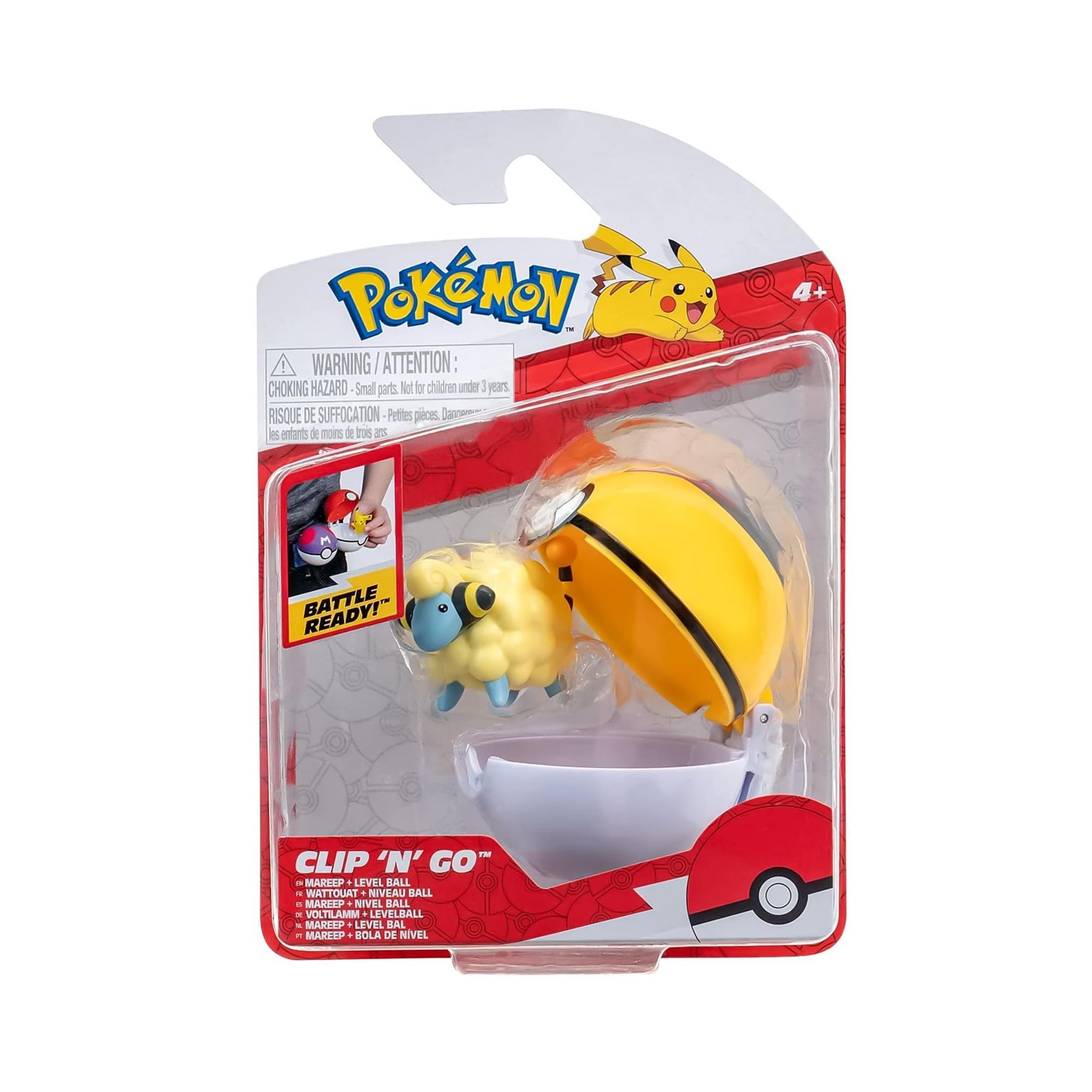 Pokemon Clip N Go Poke Ball Set | Mareep