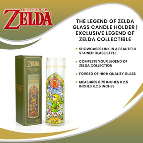 The Legend of Zelda Glass Candle Holder | Exclusive Legend Of Zelda Collectible