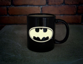 DC Comics Glow in the Dark Batman Logo 10oz. Ceramic Mug