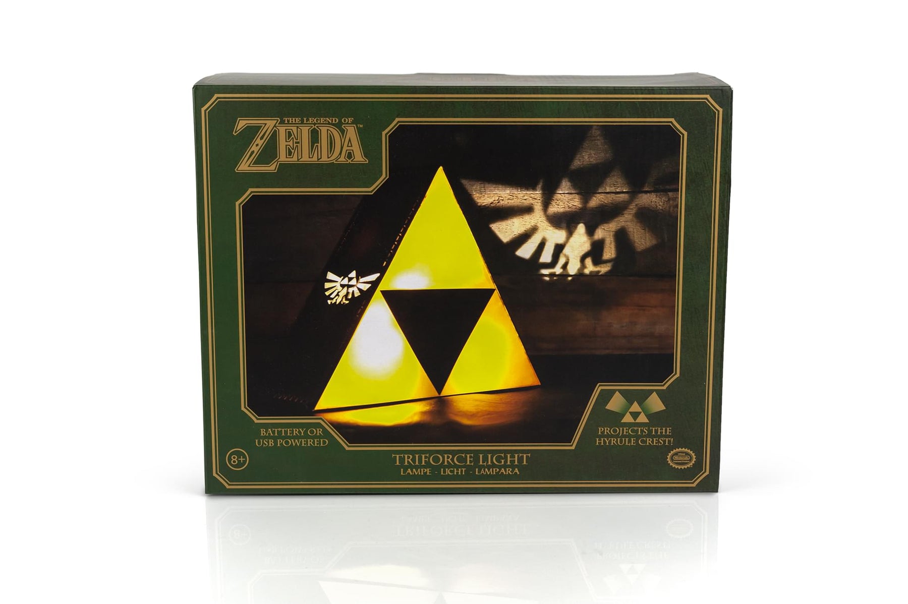 The Legend Of Zelda Triforce Night Light | Decorative Triforce Night Lamp