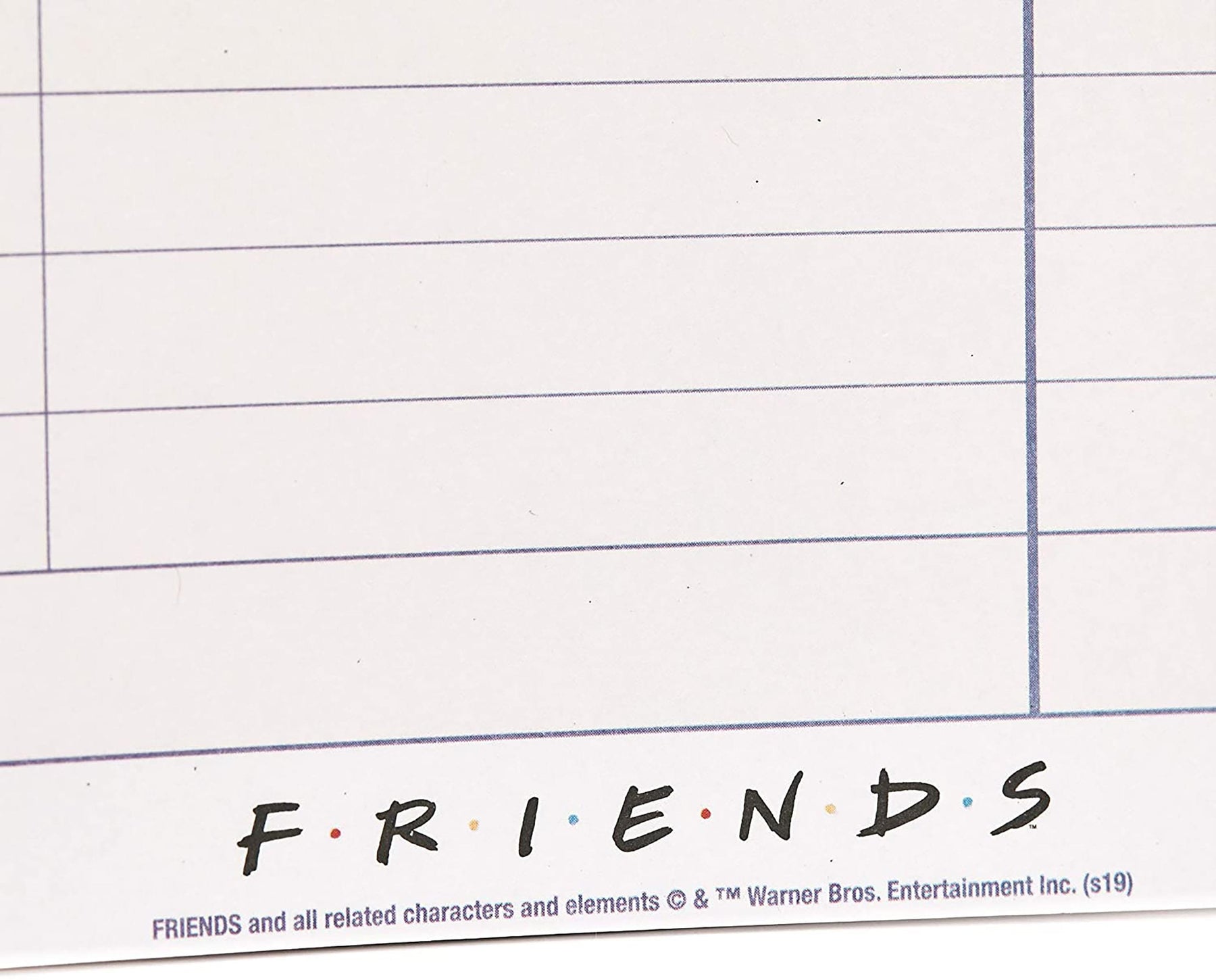 Friends Central Perk 52 Page Notepad