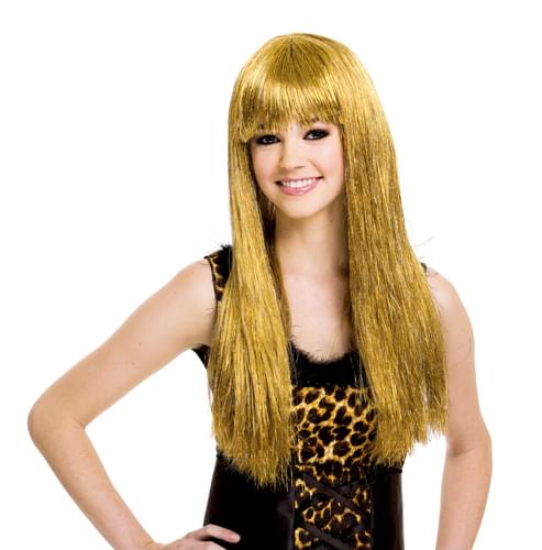 Glitzy Glam Gold Blonde Adult Costume Wig