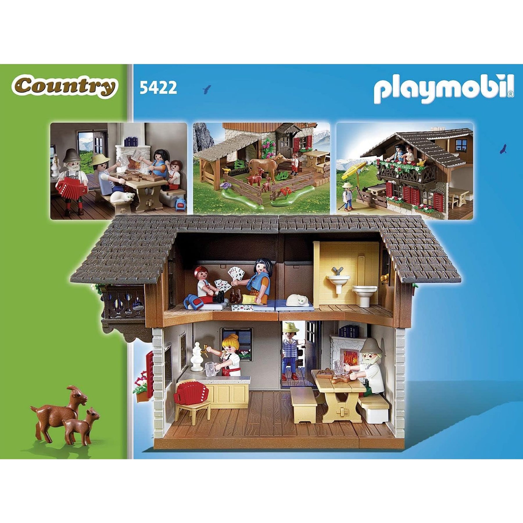 Playmobil 5422 Country Alpine Lodge Building Set