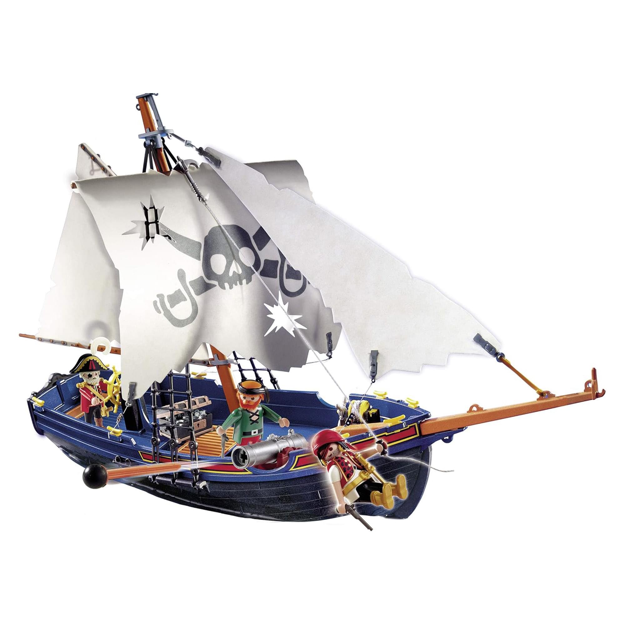 Playmobil 5810 Pirate Ship 84 Piece Building Set