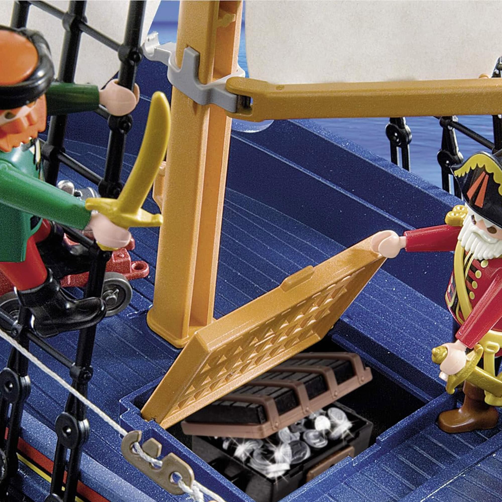 Playmobil 5810 Pirate Ship 84 Piece Building Set