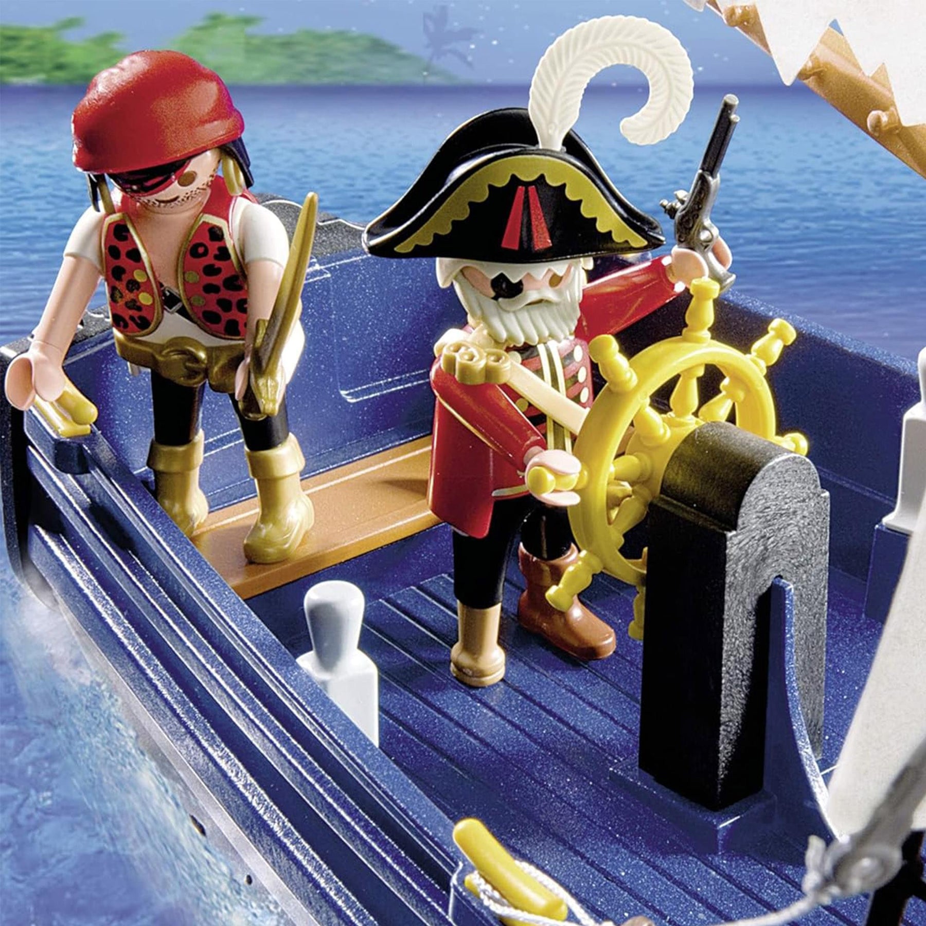 Playmobil 5810 Pirate Ship 84 Piece Building Set