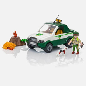 Playmobil 6812 Country Forest Ranger Pick Up Truck Building Set