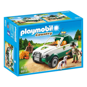 Playmobil 6812 Country Forest Ranger Pick Up Truck Building Set