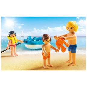Playmobil Family Fun 70091 Speedboat with Tube Riders Playset