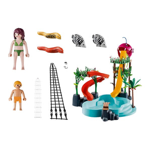Playmobil 70609 Water Park with Slides Building Set