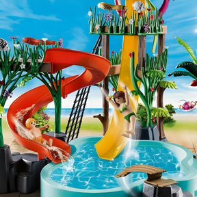 Playmobil 70609 Water Park with Slides Building Set