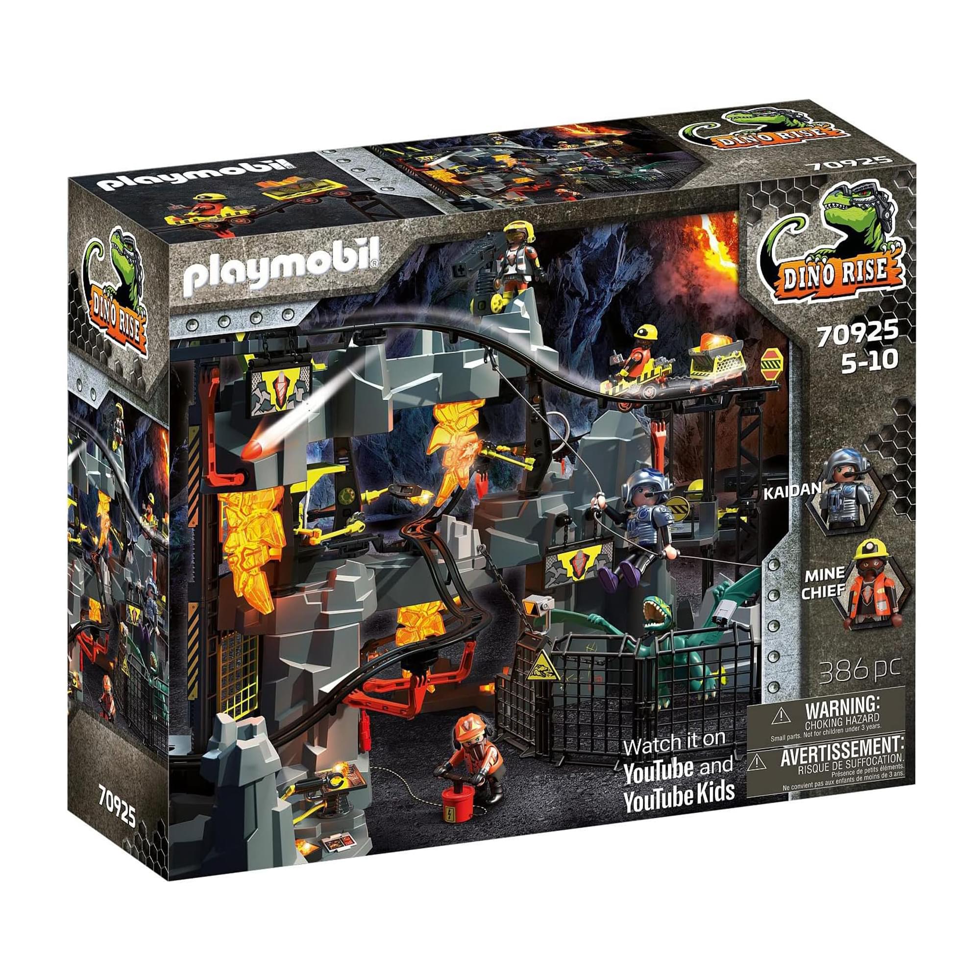 Playmobil #70925 Dino Rise Dino Mine 386 Piece Building Set