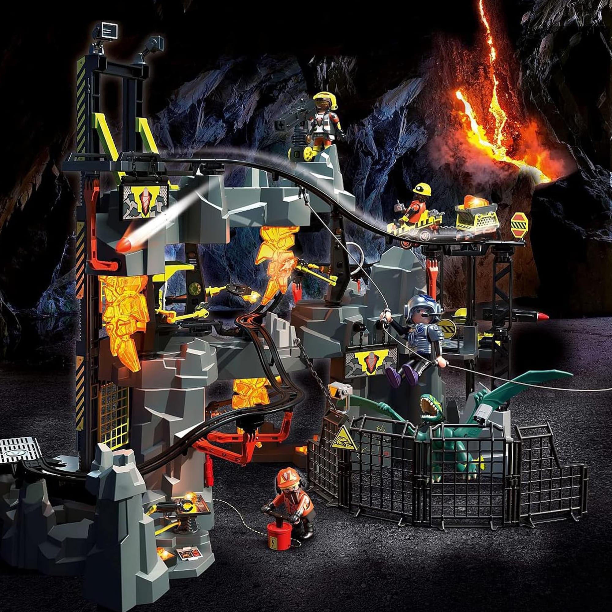 Playmobil #70925 Dino Rise Dino Mine 386 Piece Building Set