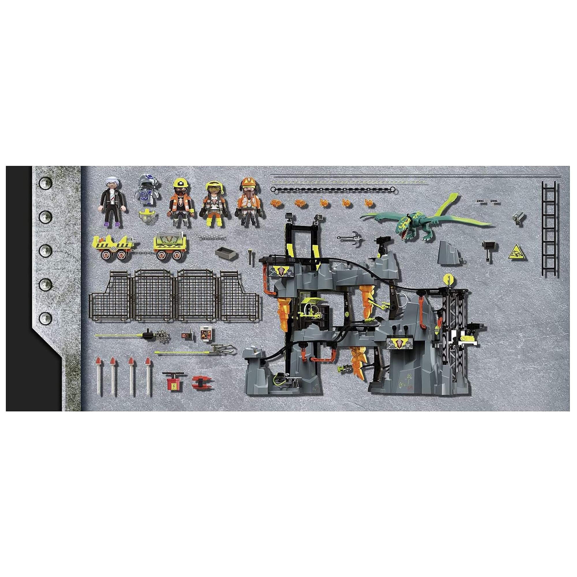 Playmobil #70925 Dino Rise Dino Mine 386 Piece Building Set