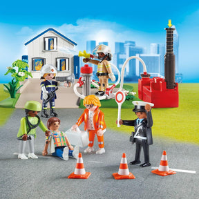 Playmobil 70980 My Figures Rescue Mission Building Set