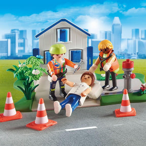 Playmobil 70980 My Figures Rescue Mission Building Set