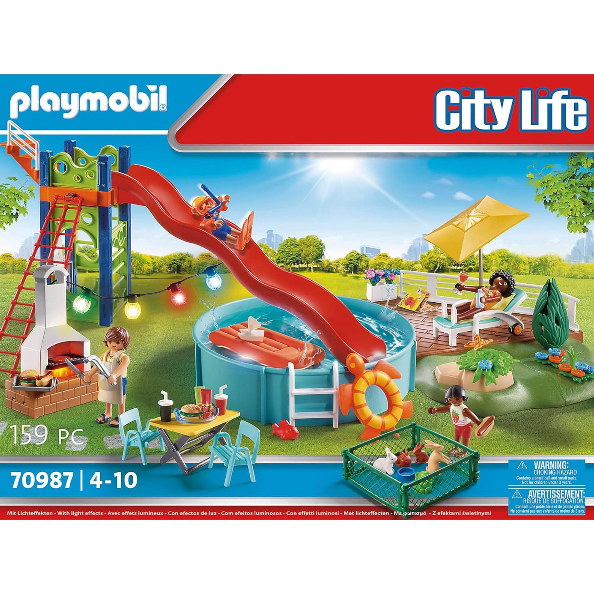 Playmobil 70987 Pool Party Building Set