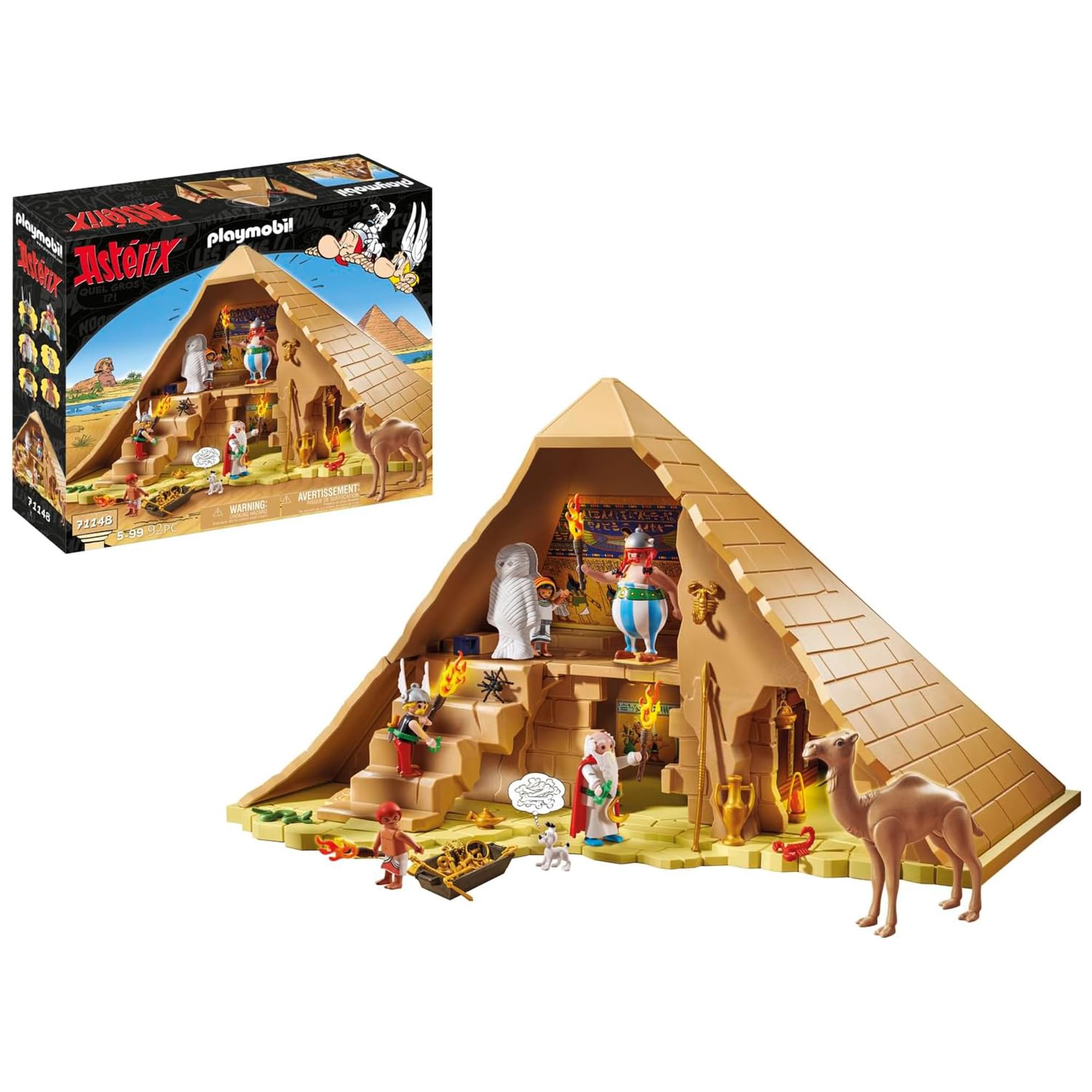 Playmobil Asterix: Pyramid Of The Pharaoh 93 Piece Building Set