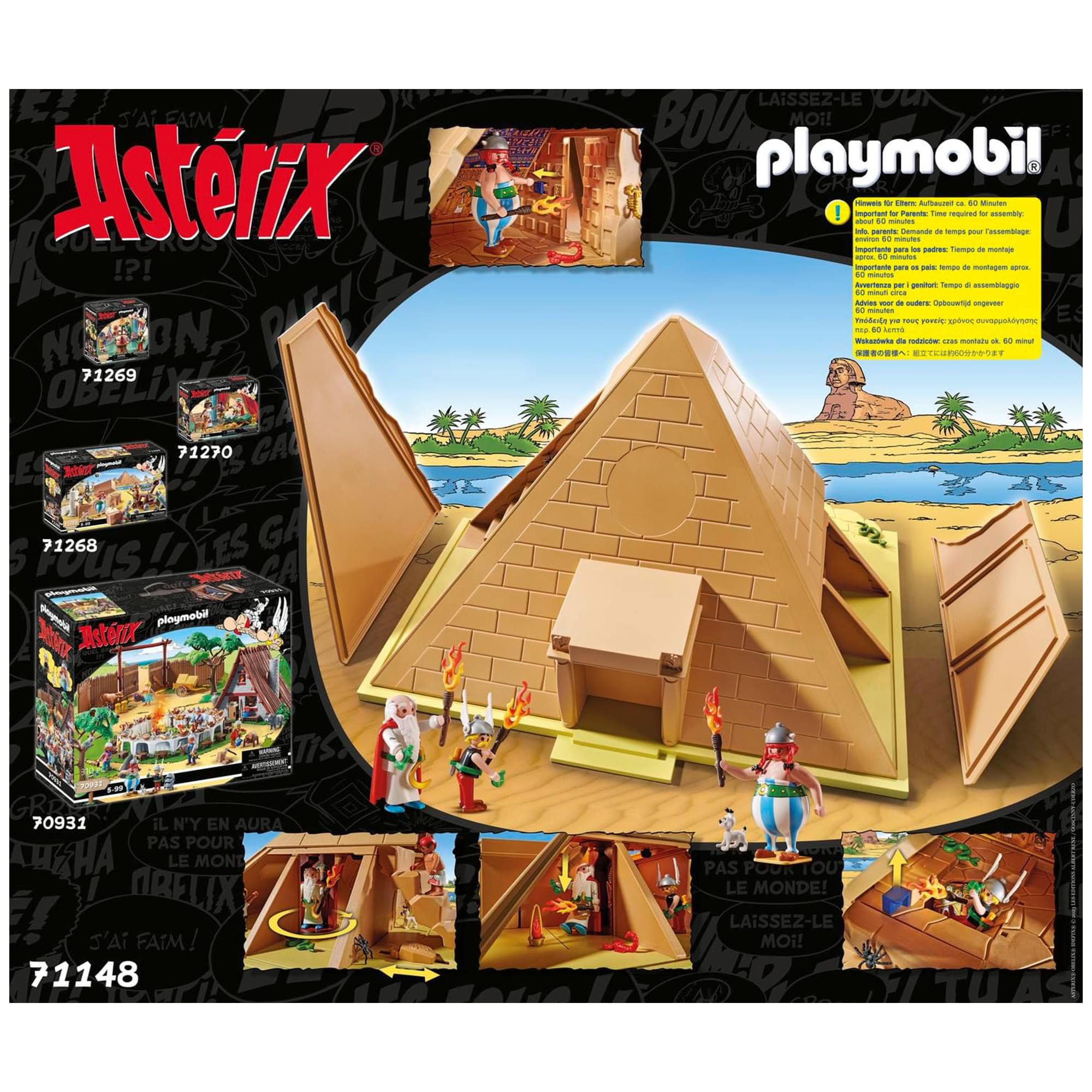 Playmobil Asterix: Pyramid Of The Pharaoh 93 Piece Building Set