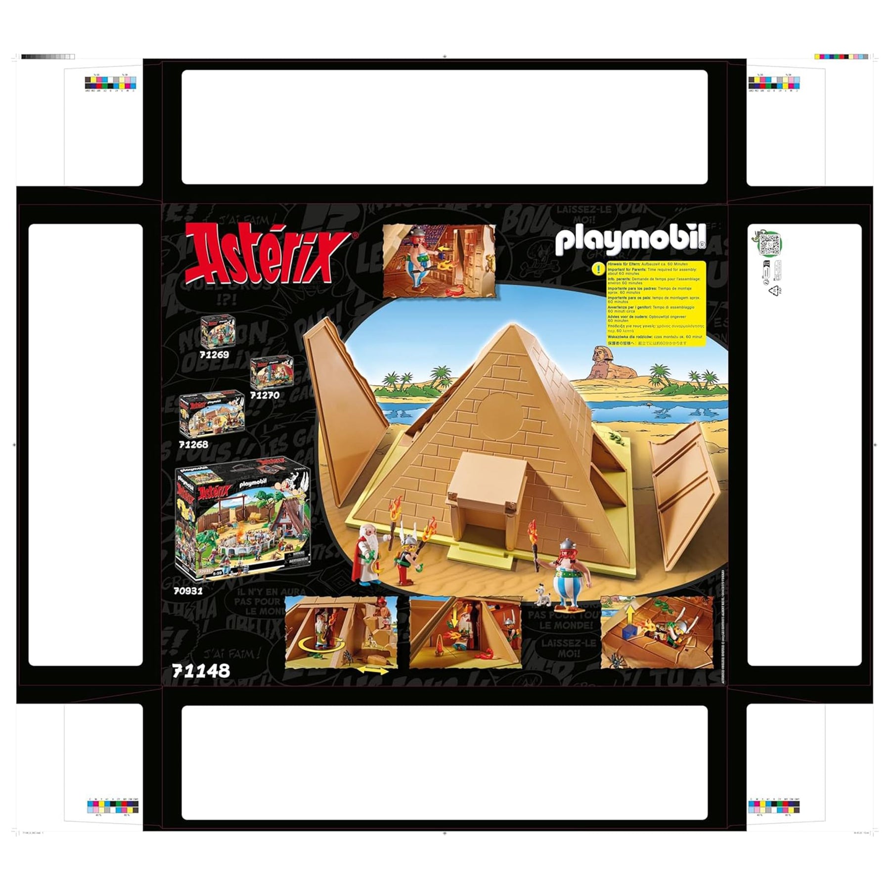 Playmobil Asterix: Pyramid Of The Pharaoh 93 Piece Building Set