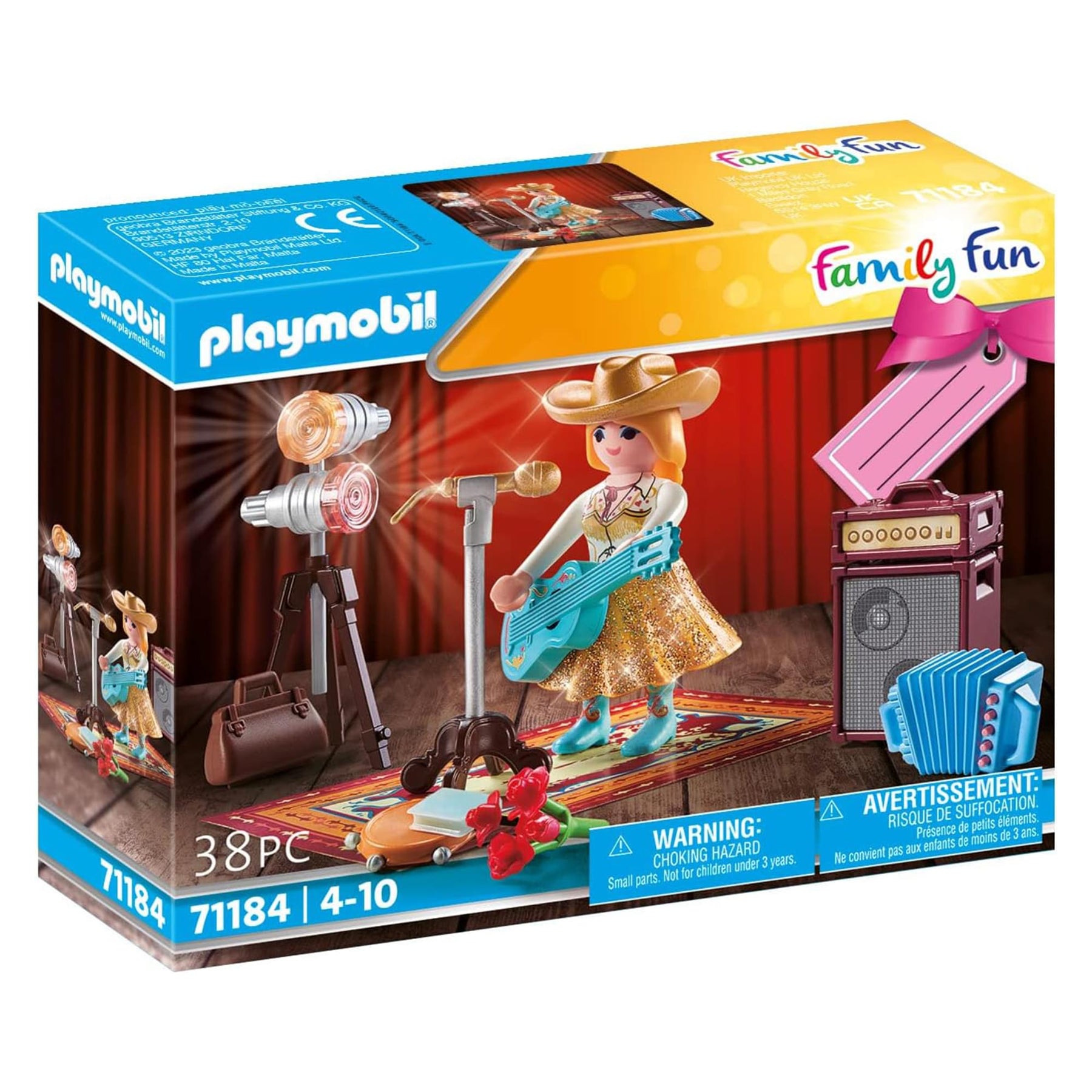 Playmobil 71184 Family Fun Country Singer Building Set