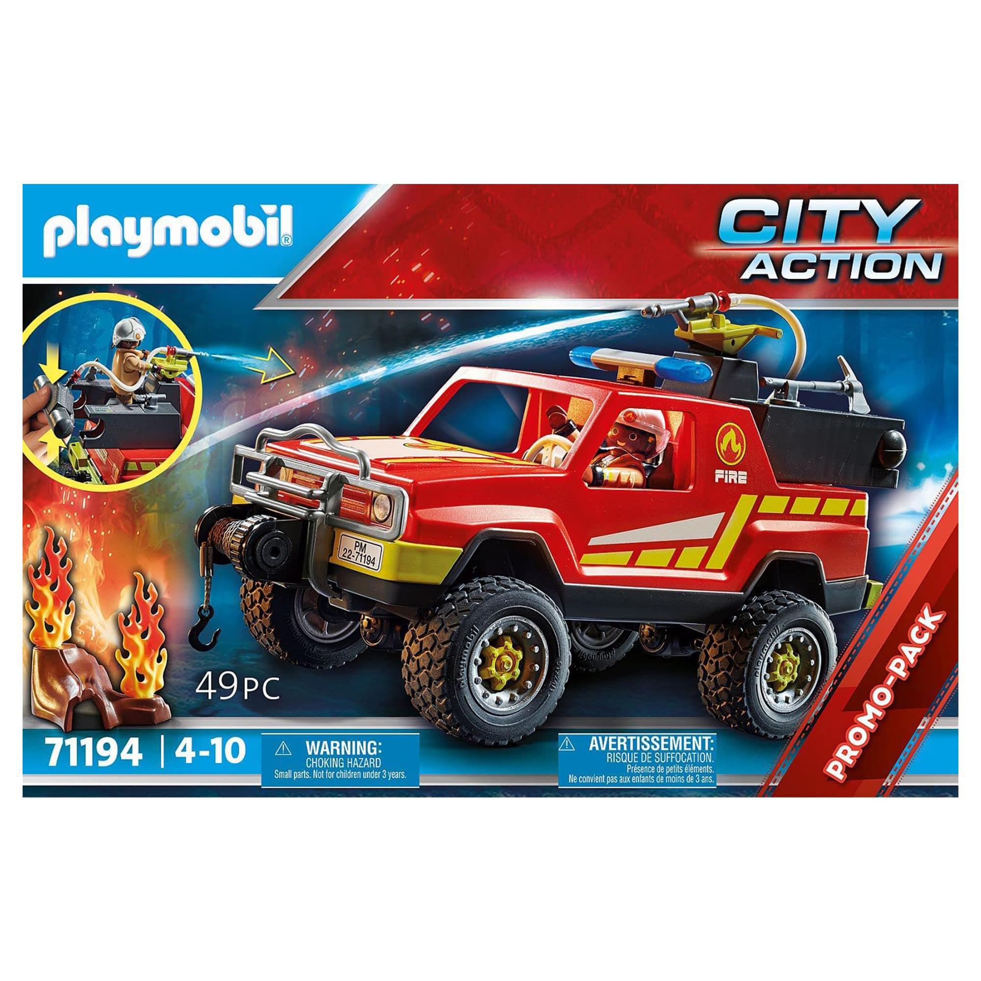 Playmobil 71194 Fire Rescue Truck Building Set