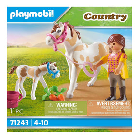 Playmobil 71243 Country Horse with Foal Building Set