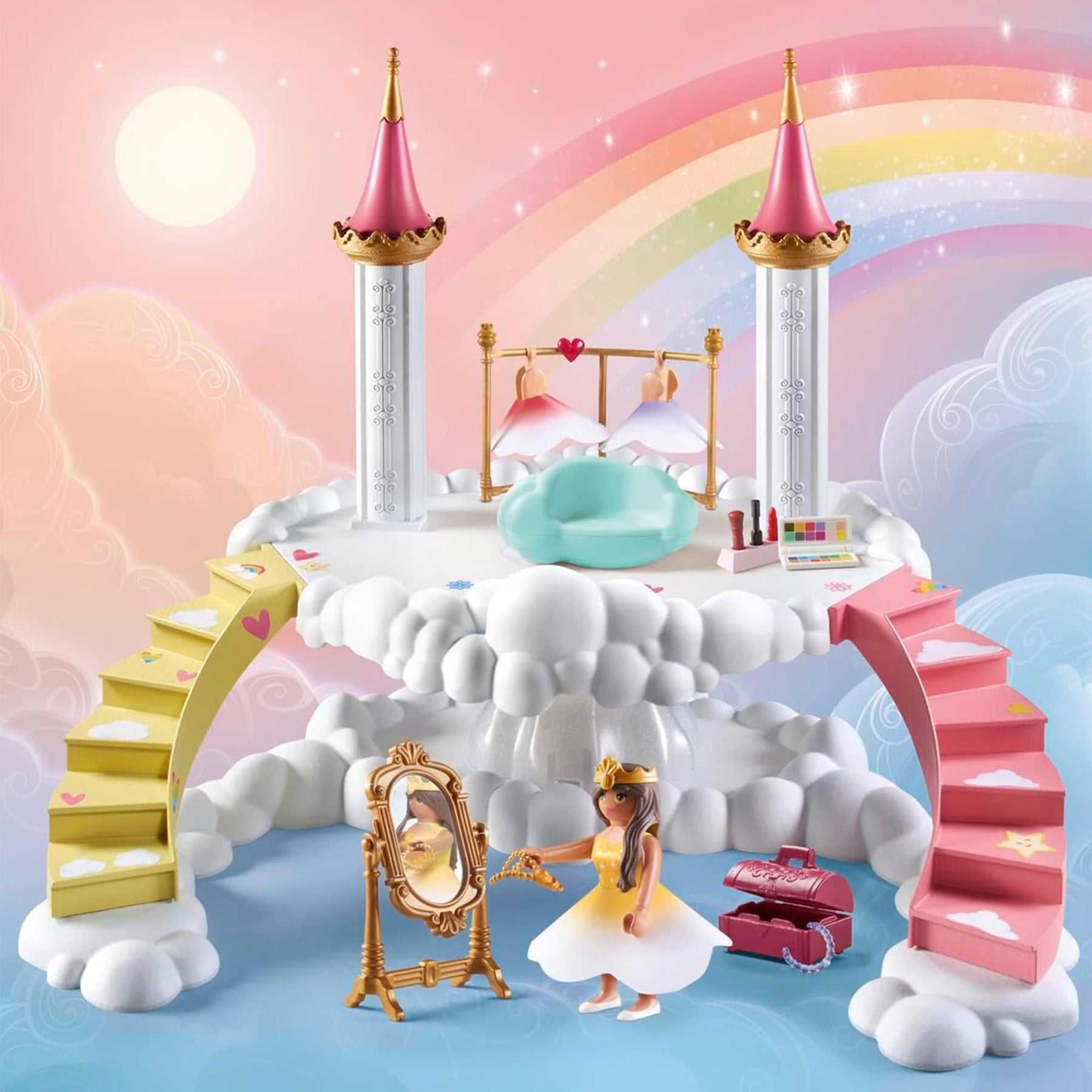Playmobil 71408 Princess Magic Royal Clouds Wardrobe 63-Piece Building Set