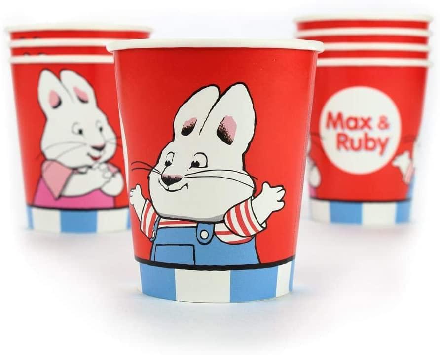 Max and Ruby Birthday Party Supplies Pack | 66 Pieces | Serves 8 Guests