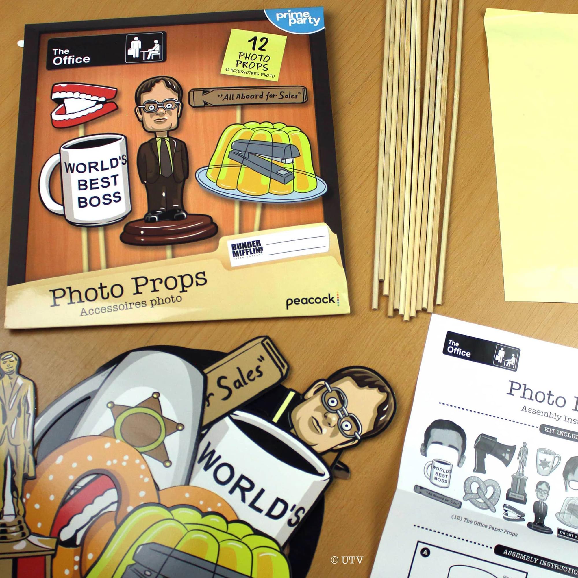 The Office Photo Props | Set of 12