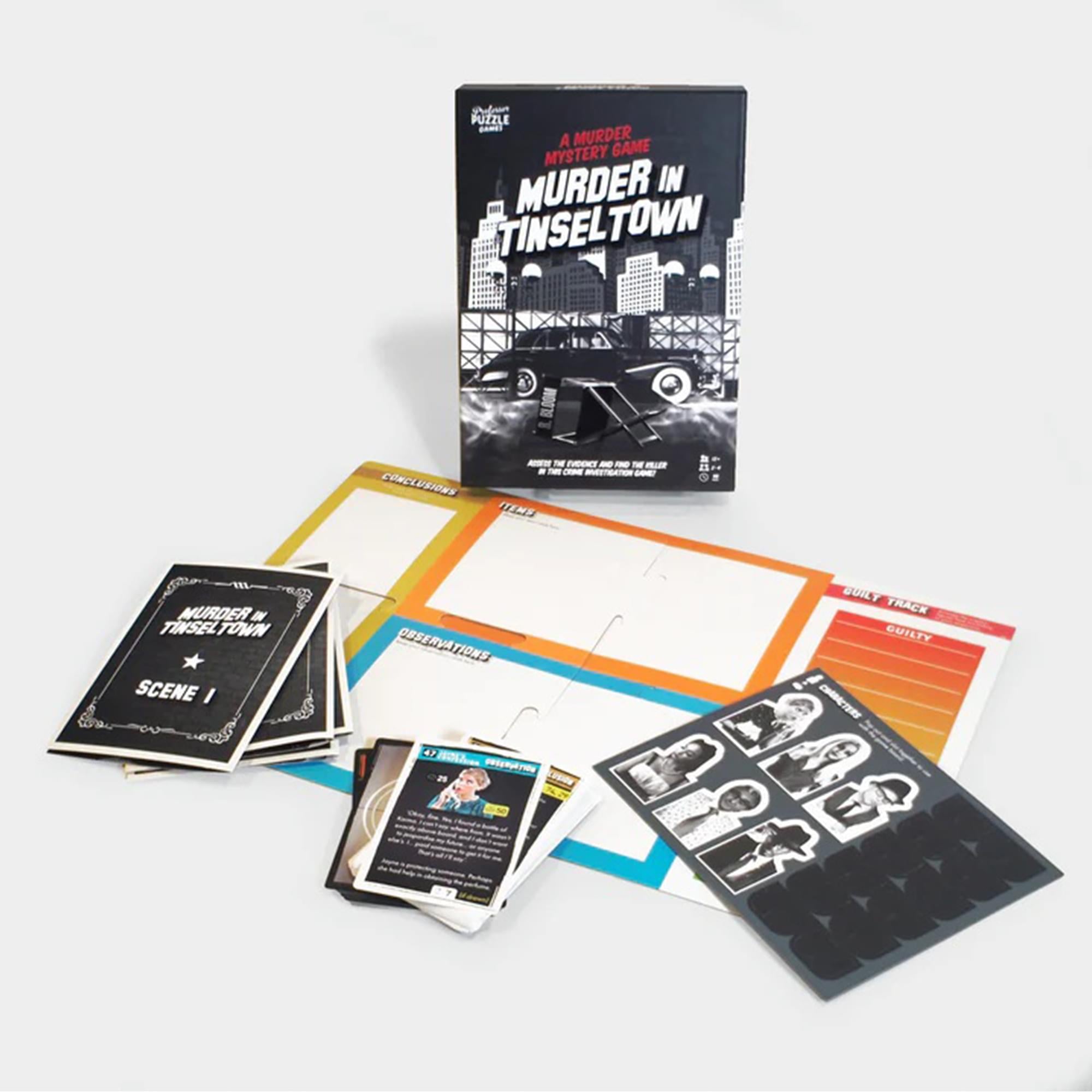 Murder in Tinseltown Murder Mystery Game