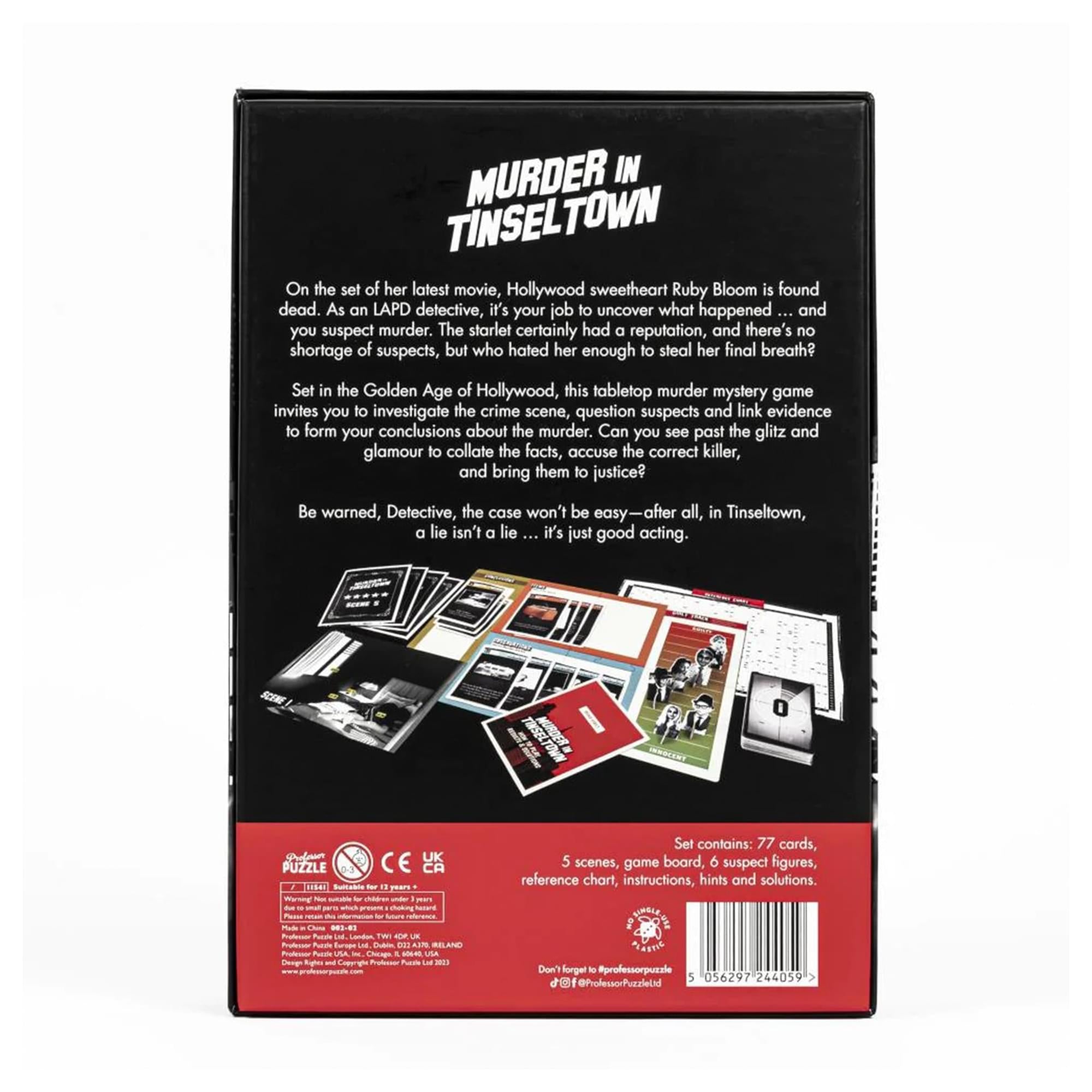 Murder in Tinseltown Murder Mystery Game