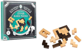 The Einstein Collection Letter Block Puzzle | 12 Challenges