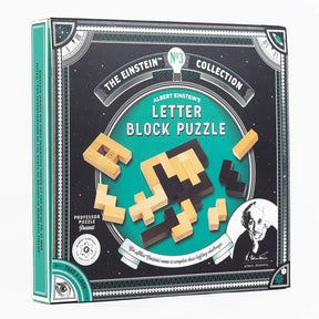 The Einstein Collection Letter Block Puzzle | 12 Challenges