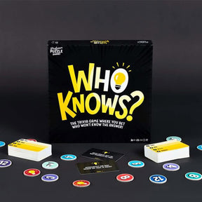 Who Knows? Trivia Game | 2-8 Players