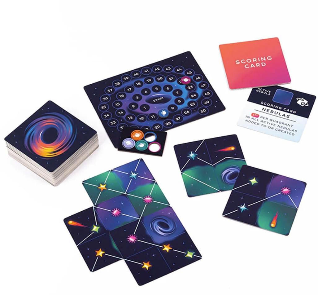 Outer Space Galaxy-Building Card Game
