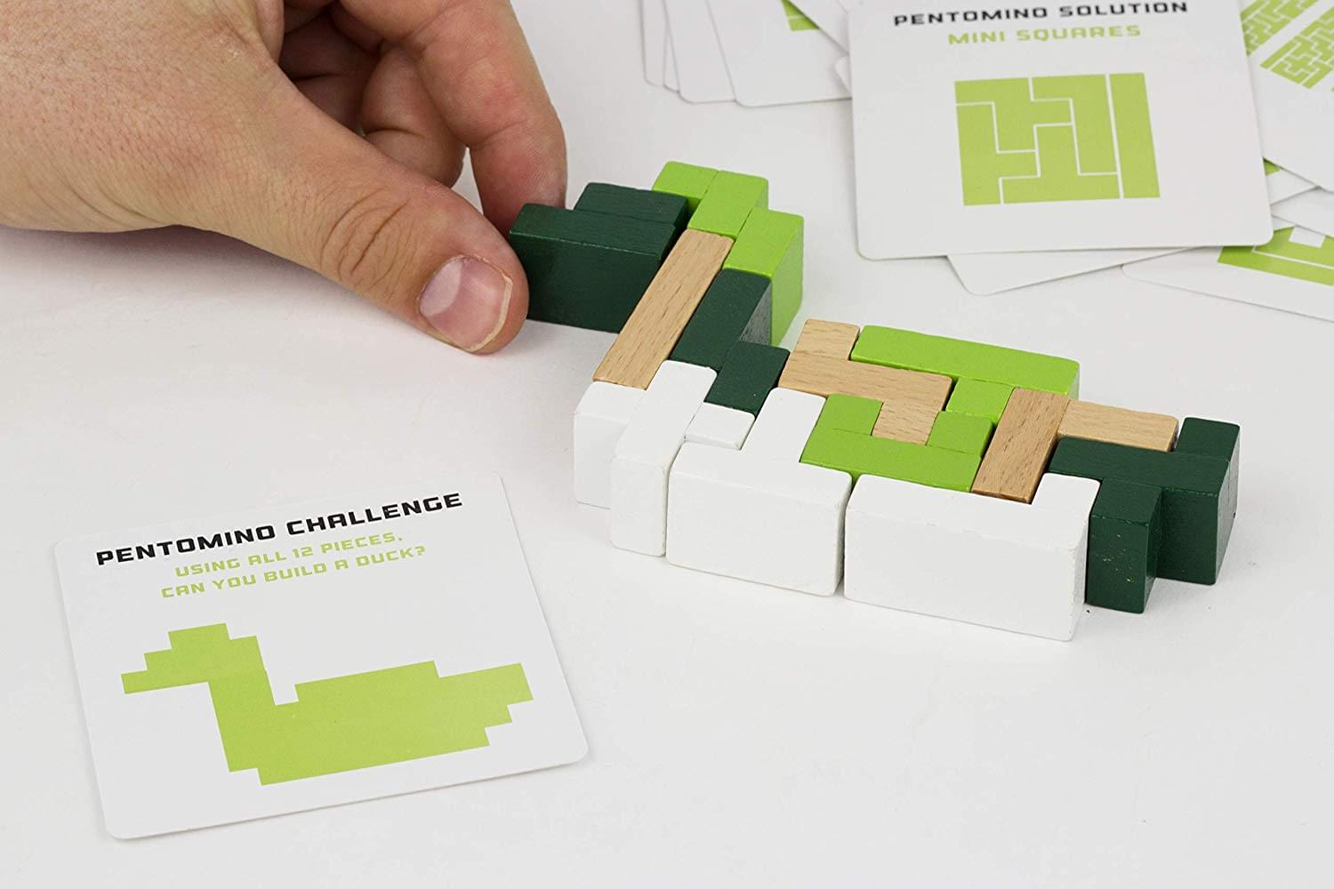 S.T.E.M. Educational Games | Mathematics Pentomino & Puzzle Cards
