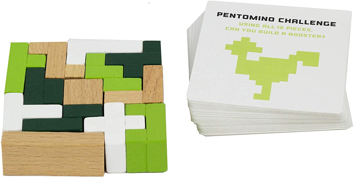 S.T.E.M. Educational Games | Mathematics Pentomino & Puzzle Cards