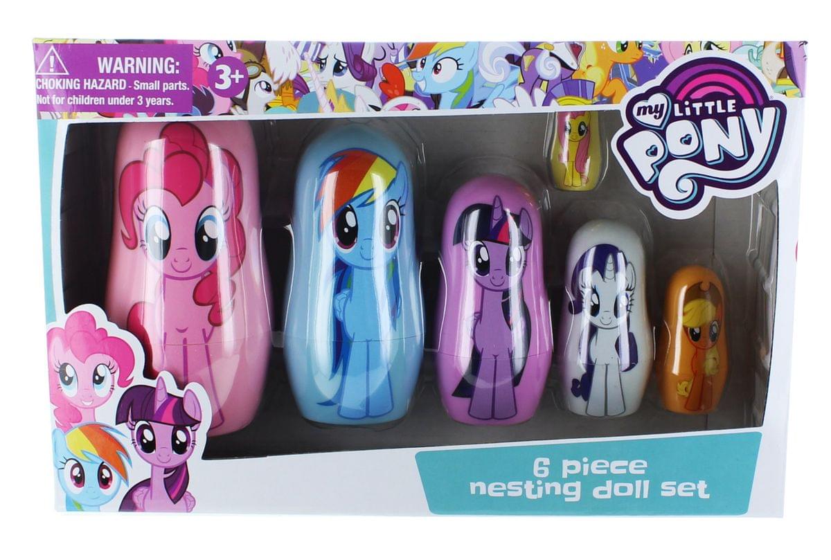 My Little Pony 6-Piece Plastic Nesting Doll Set