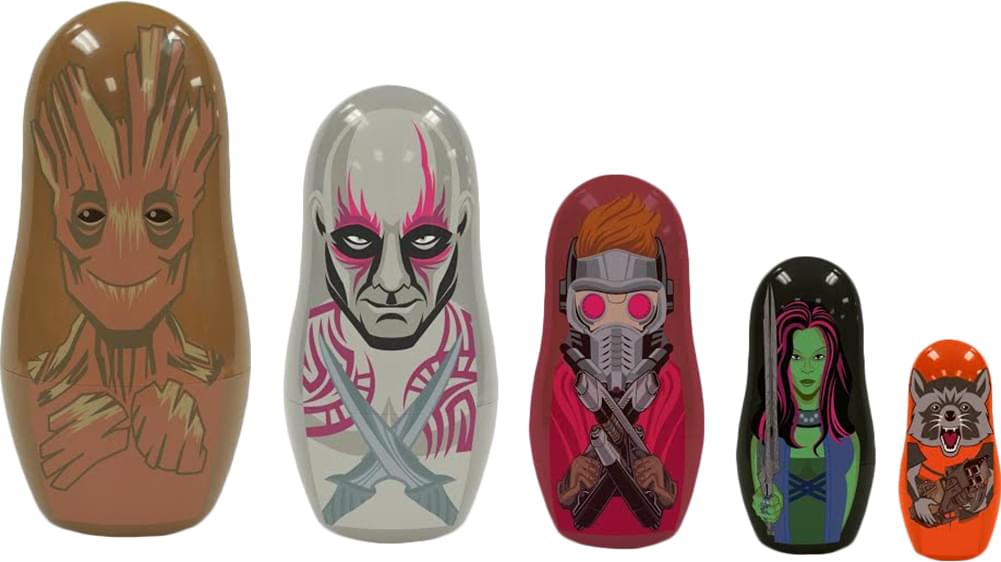 Guardians of the Galaxy 6-Piece Nesting Doll Set