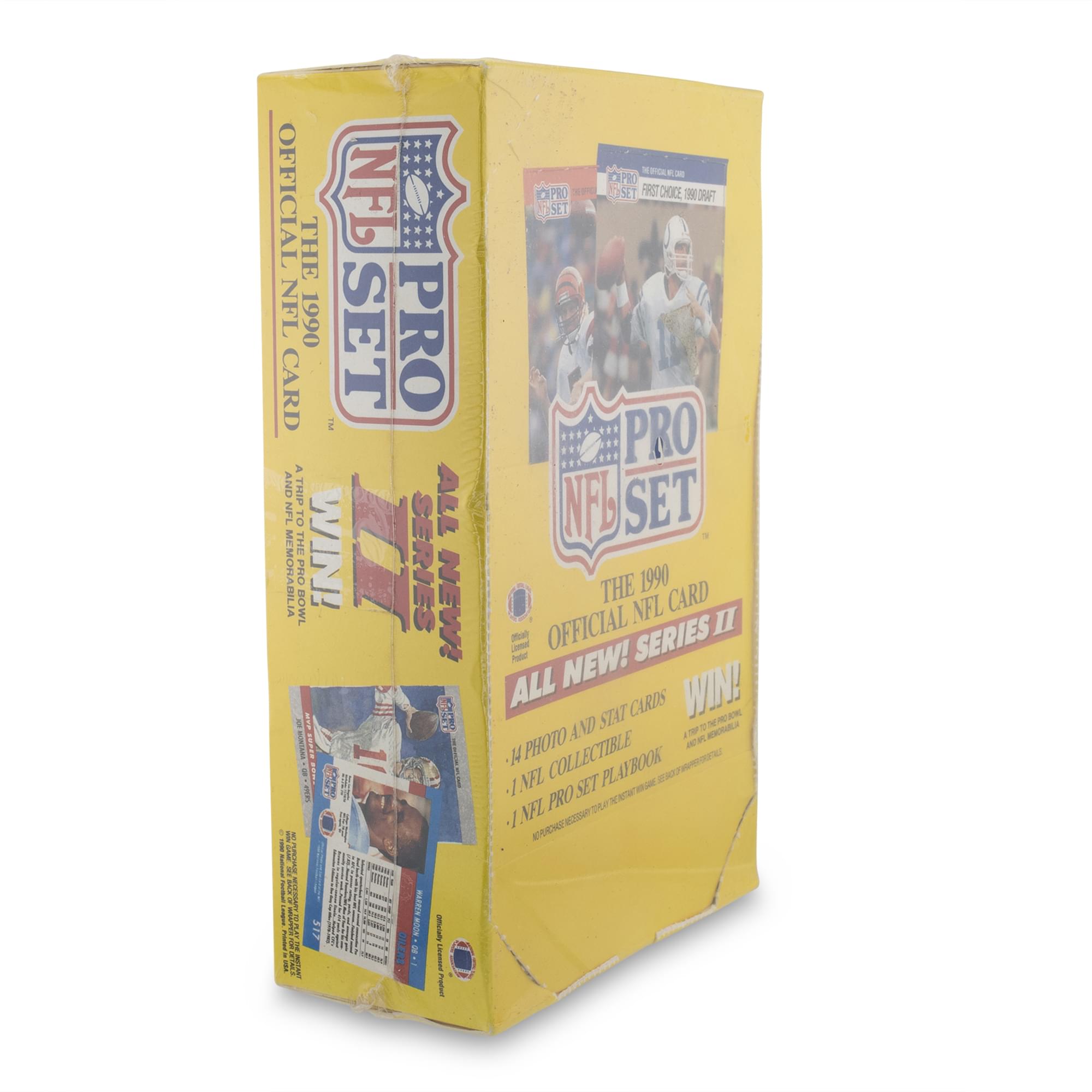NFL 1990 Pro Set Series 2 Sealed Box | 36 Packs